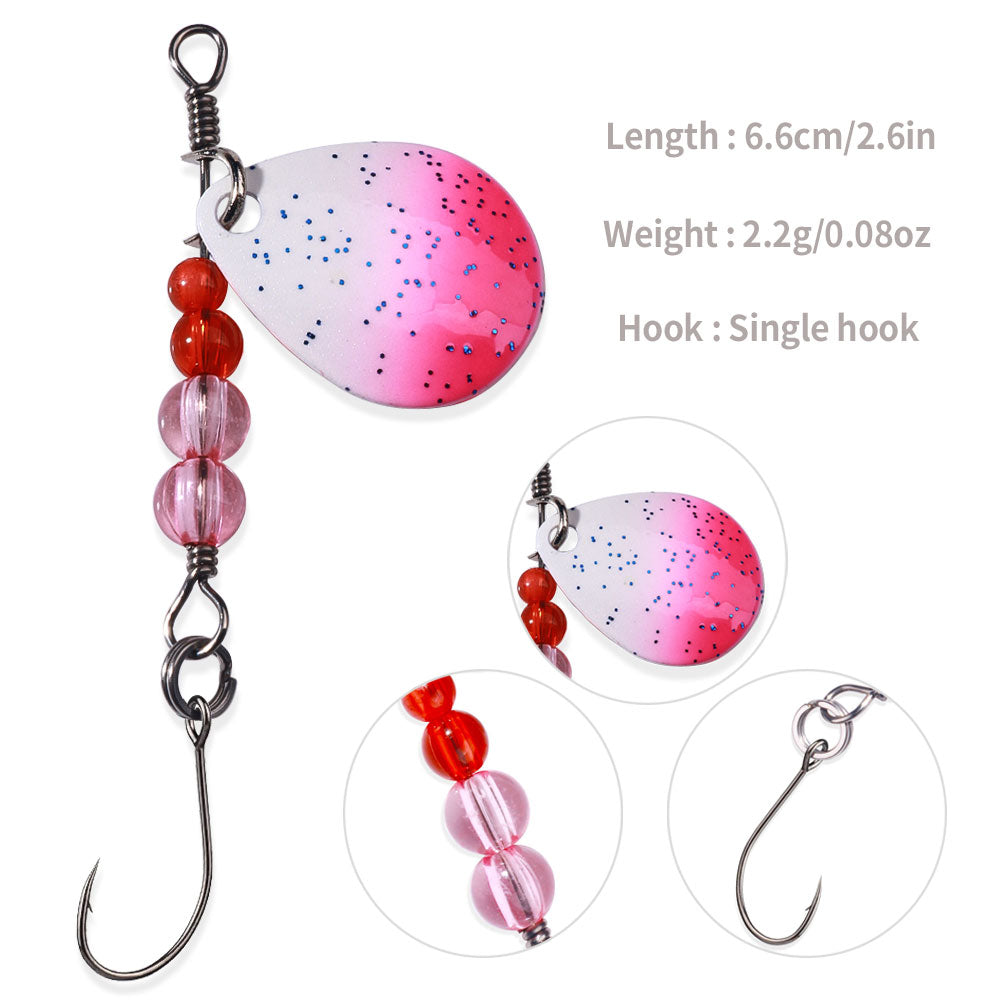 6.6CM 2.2G Metal Spinner Bait Lure