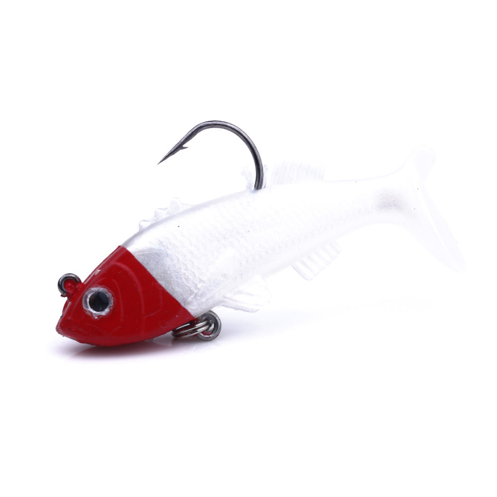6CM 8G Pre-Rigged Jig Head Soft Swimbait