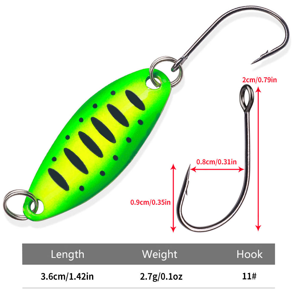 3.6CM 2.5G Mini Metal Soon Lure