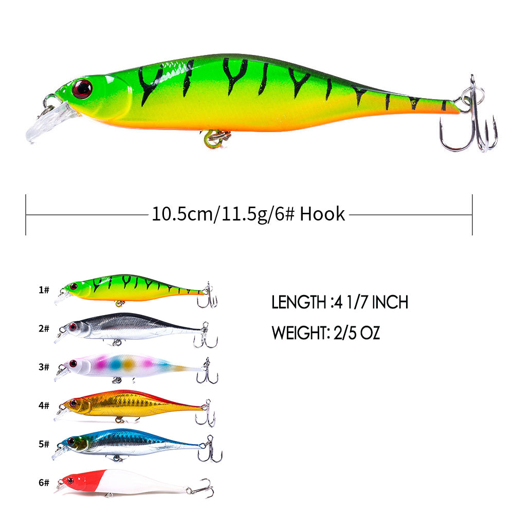 4 1/7in 2/5oz Minnow Lure