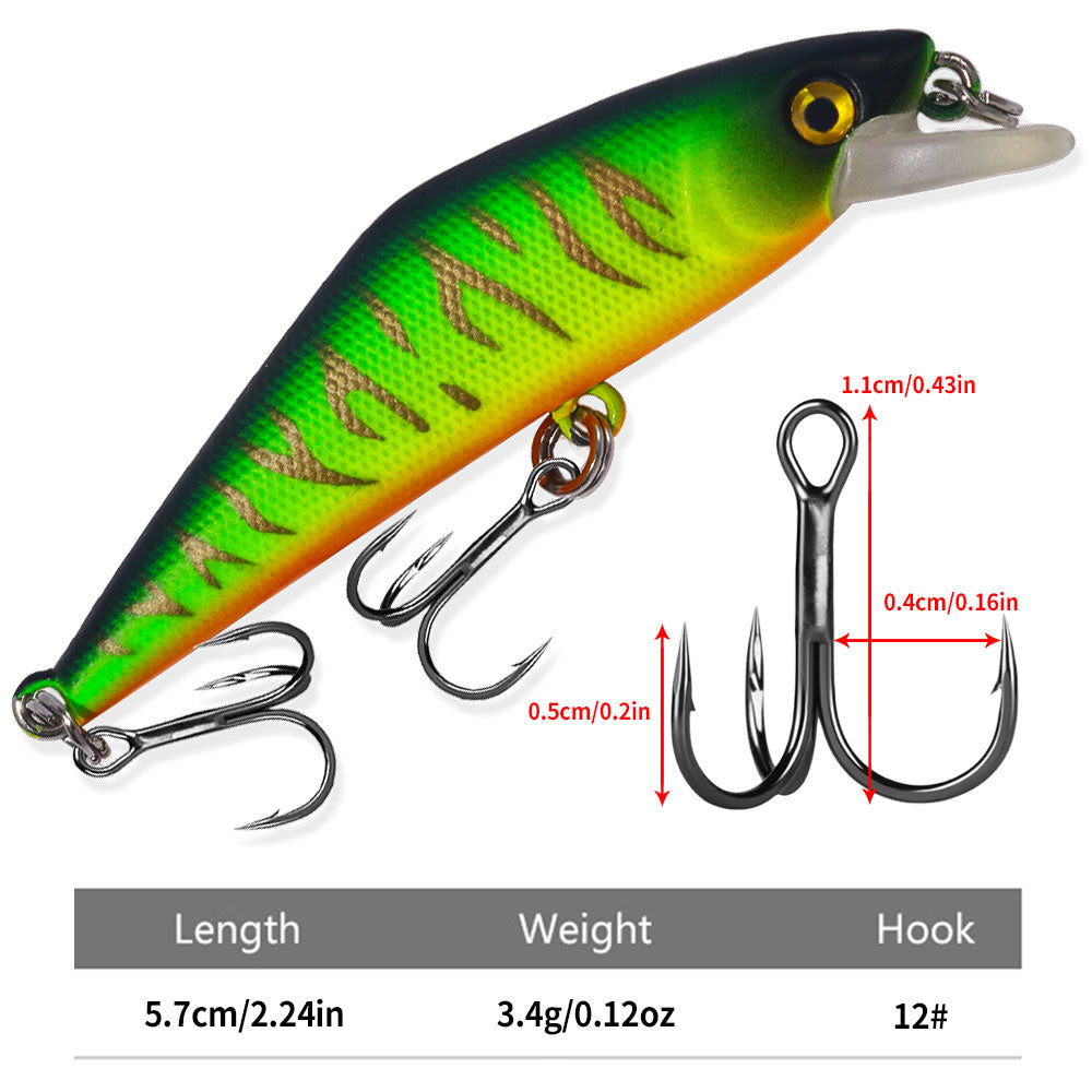 5.7CM 3.4G Long Casting Sinking Minnow