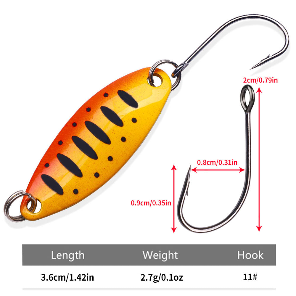 3.6CM 2.5G Mini Metal Soon Lure