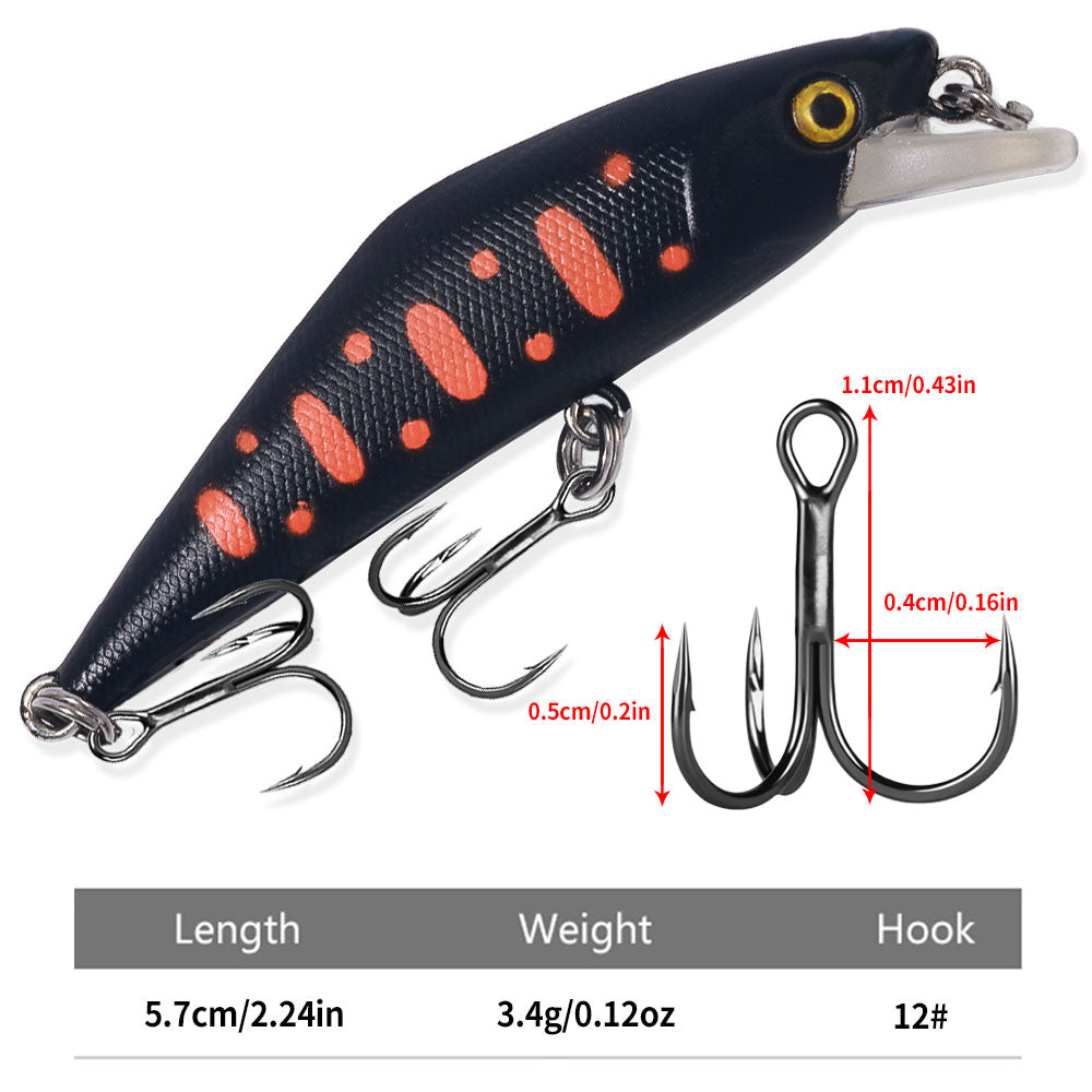 5.7CM 3.4G Long Casting Sinking Minnow