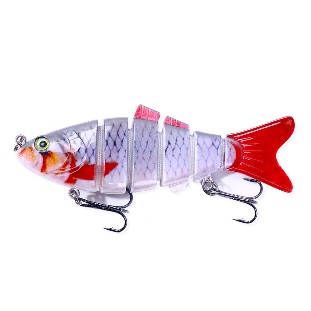10CM 18G 6-Segments Multi Jointed Bait