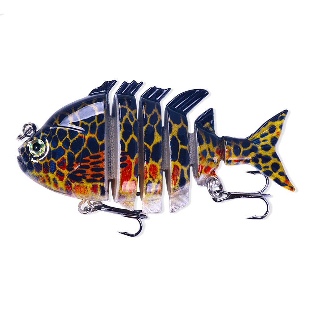 8CM 15G 6-Segments Multi Jointed Bait