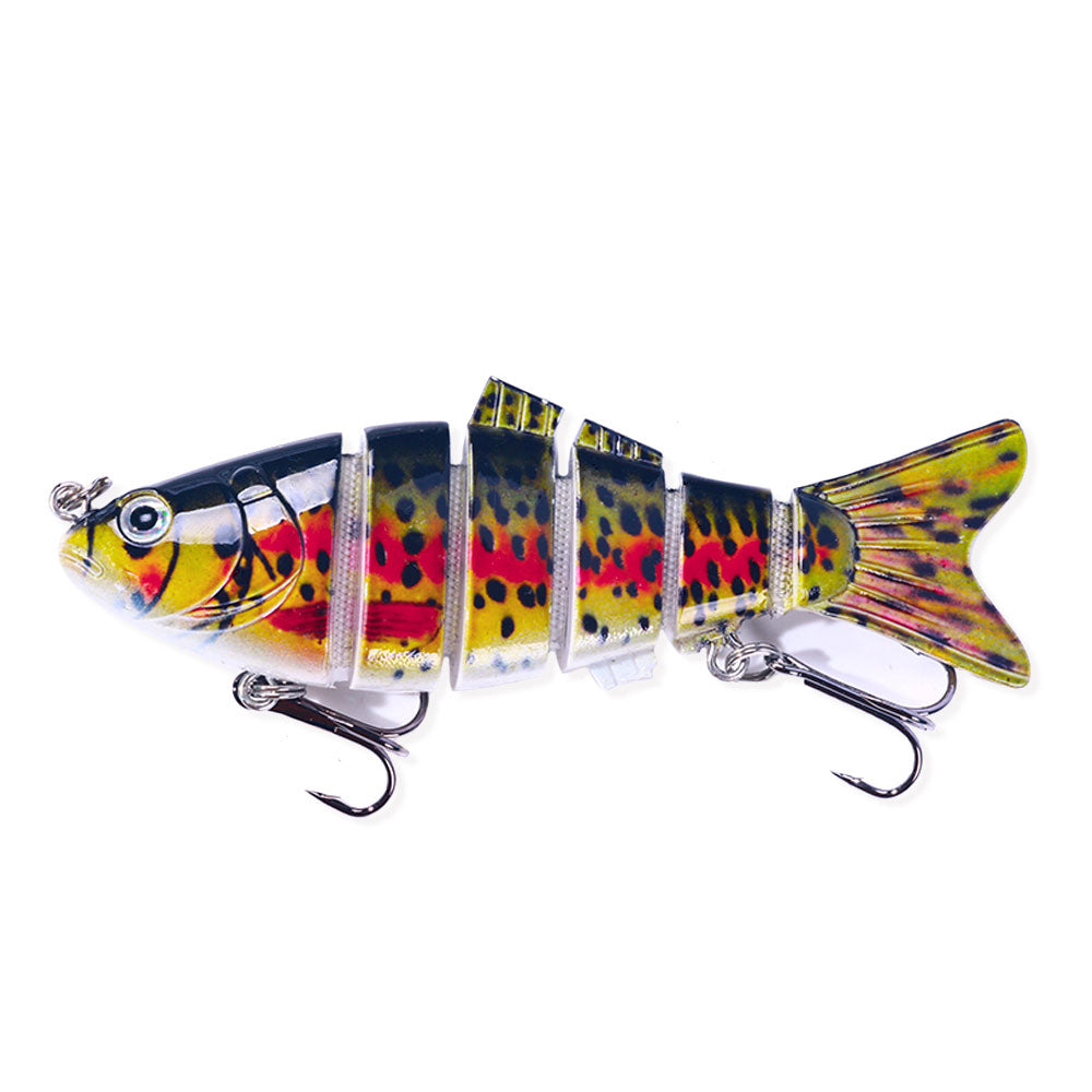 10CM 18G 6-Segments Multi Jointed Bait