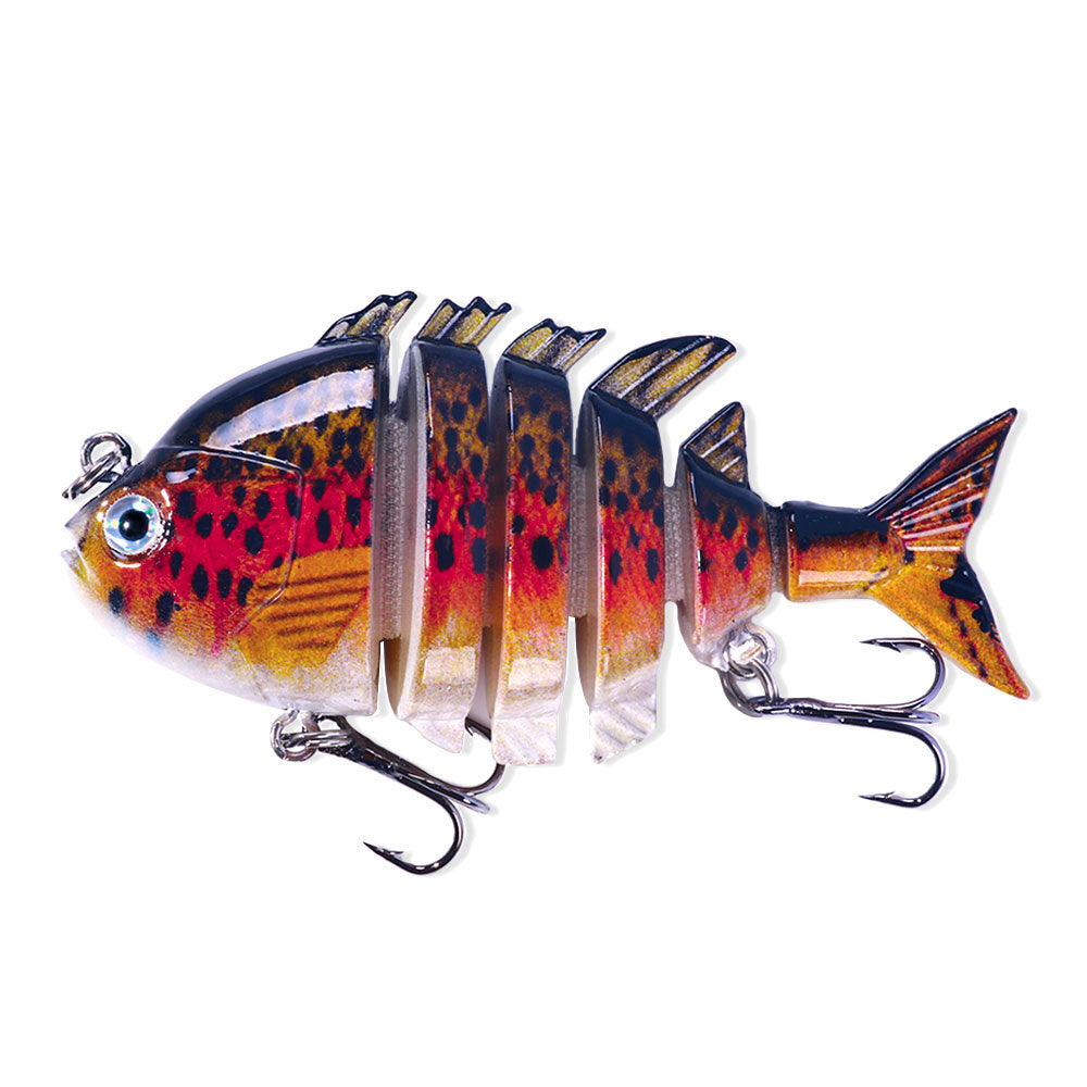 8CM 15G 6-Segments Multi Jointed Bait