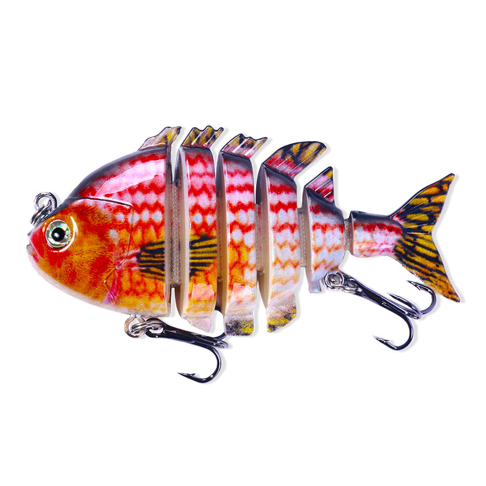 8CM 15G 6-Segments Multi Jointed Bait