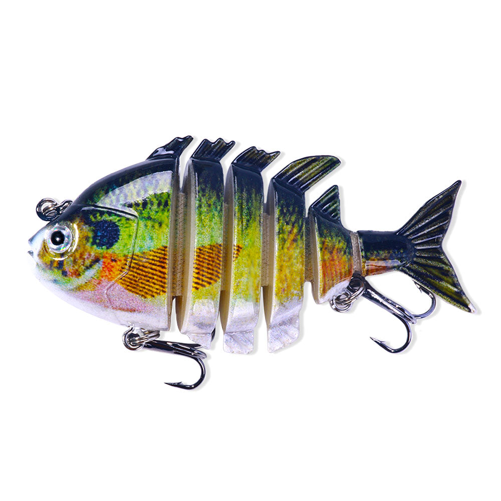 8CM 15G 6-Segments Multi Jointed Bait