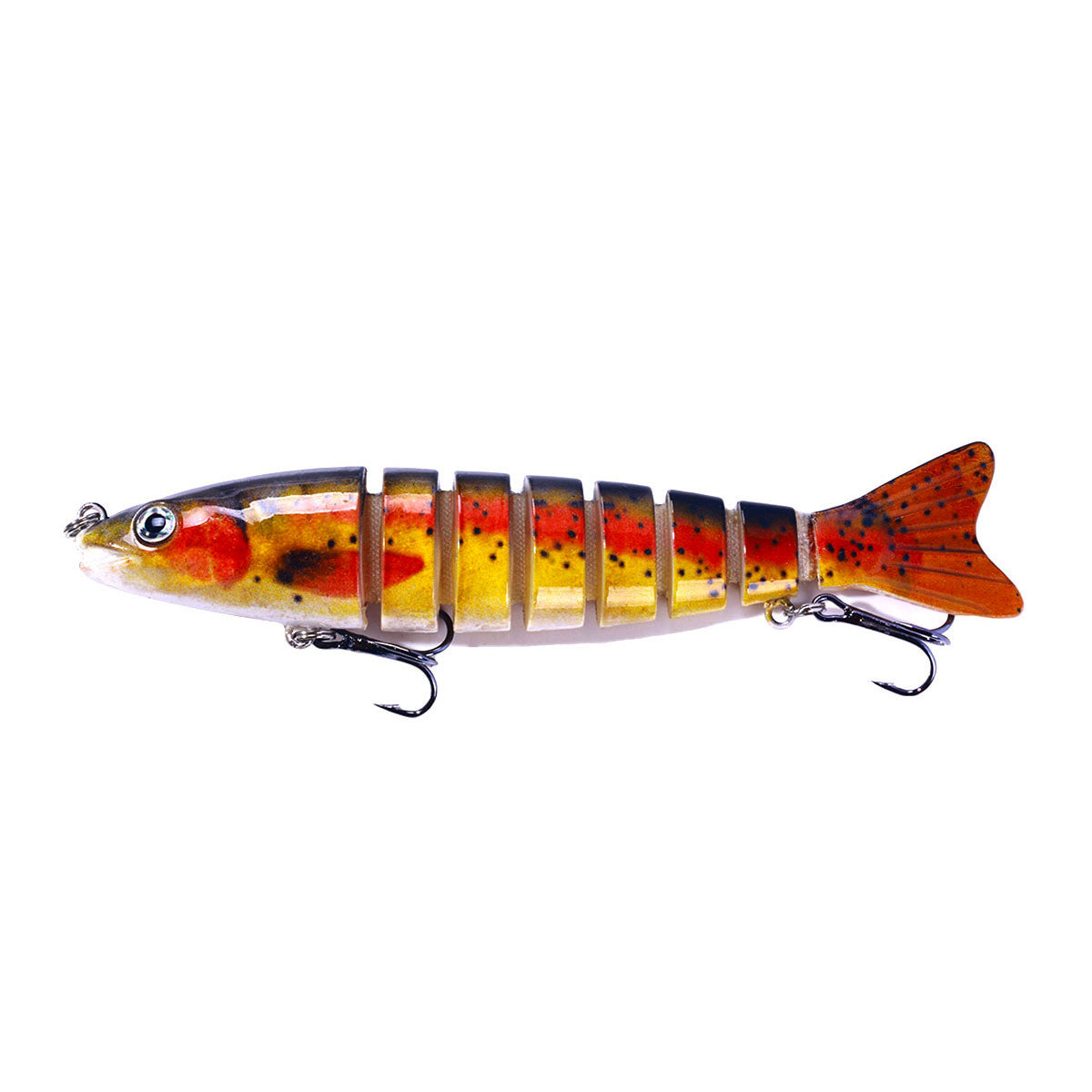 12.8CM 18G 8-Segments Multi Jointed Bait