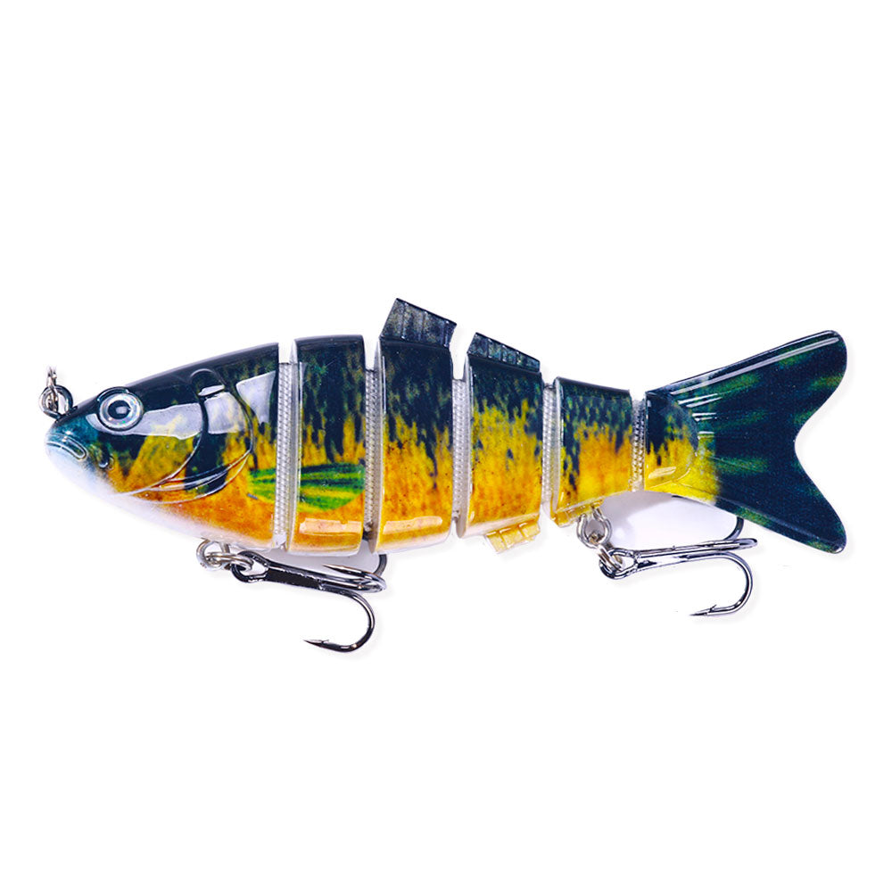 10CM 18G 6-Segments Multi Jointed Bait