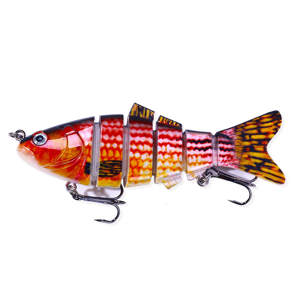 10CM 18G 6-Segments Multi Jointed Bait