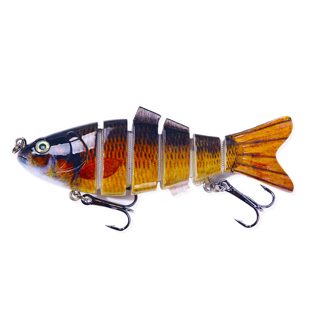 10CM 18G 6-Segments Multi Jointed Bait