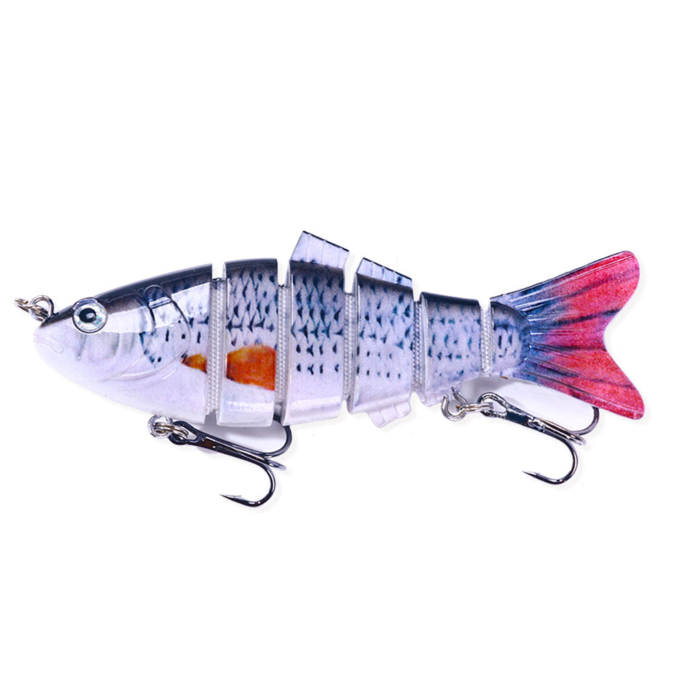 10CM 18G 6-Segments Multi Jointed Bait