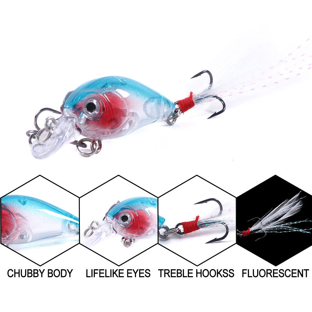 1 7/9in 1/7oz Mini Crankbait Lure