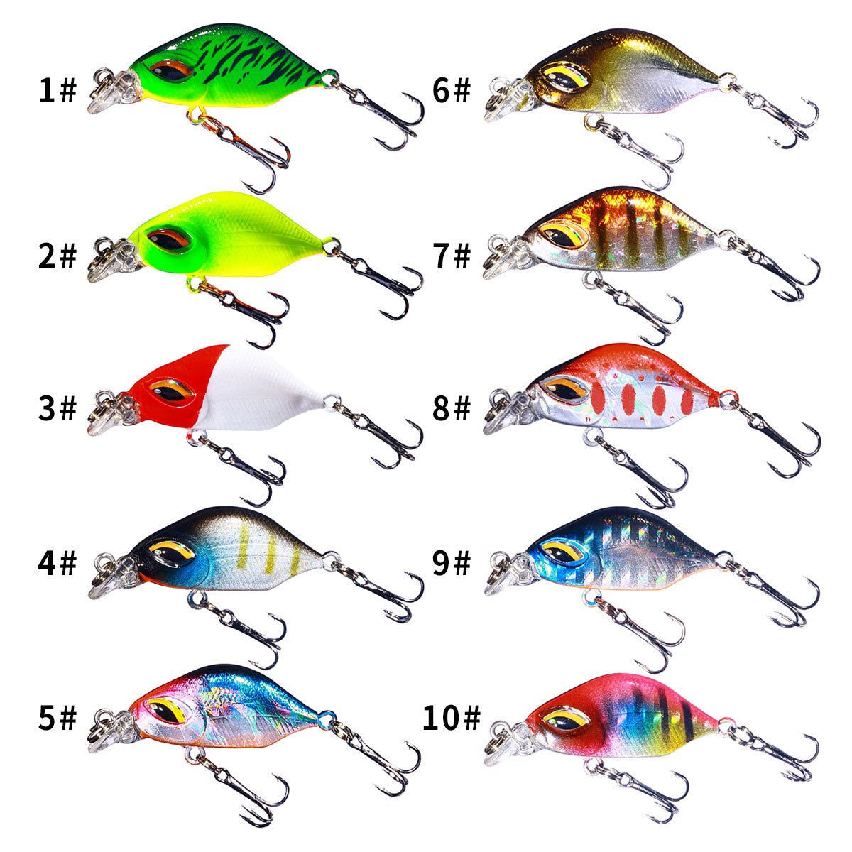3.8CM 3.3G All Swim Layer Crankbait Lures