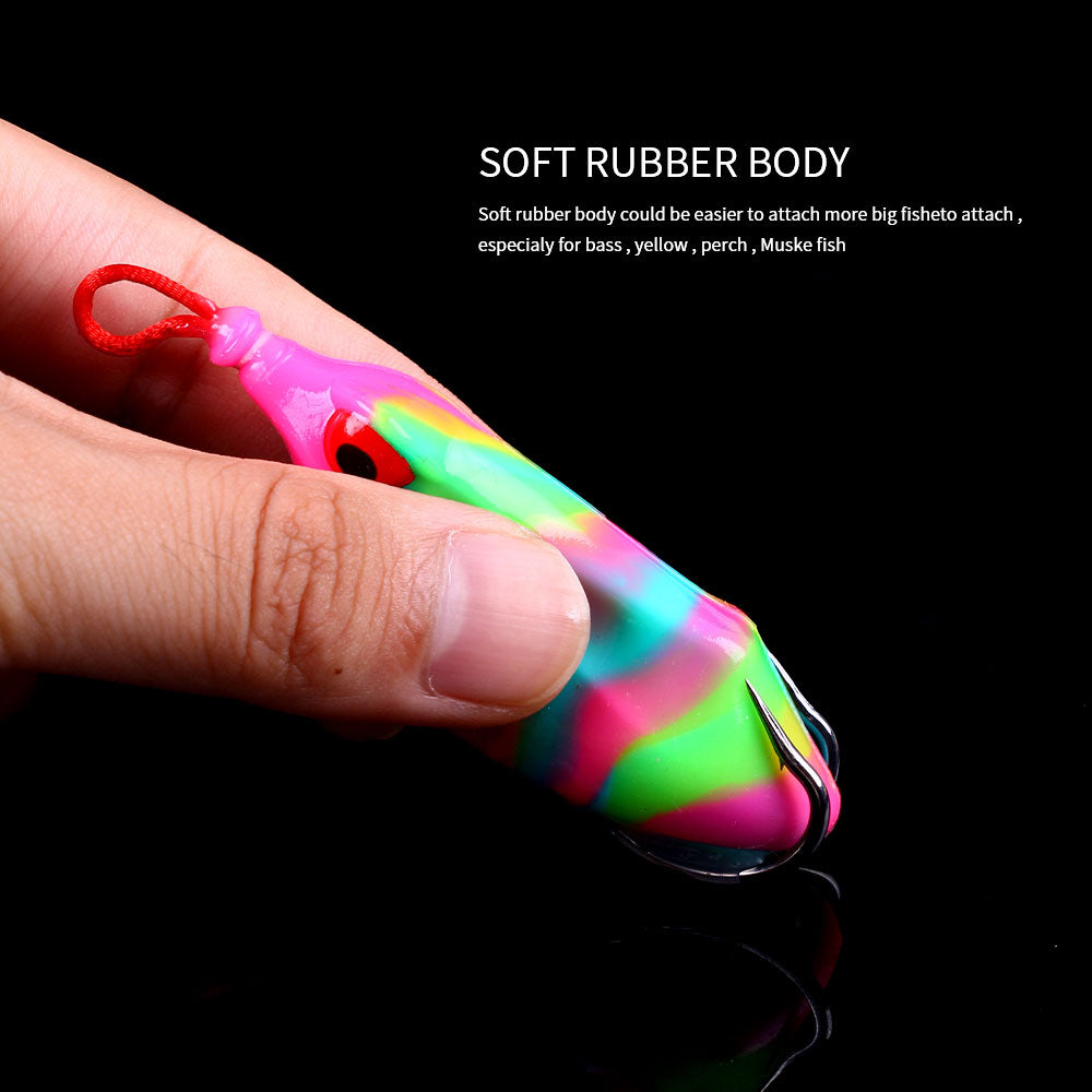 Frog Lure with Spinner Tail