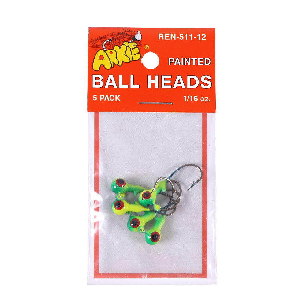 1in 1/16oz Jig Head Hooks 5pcs