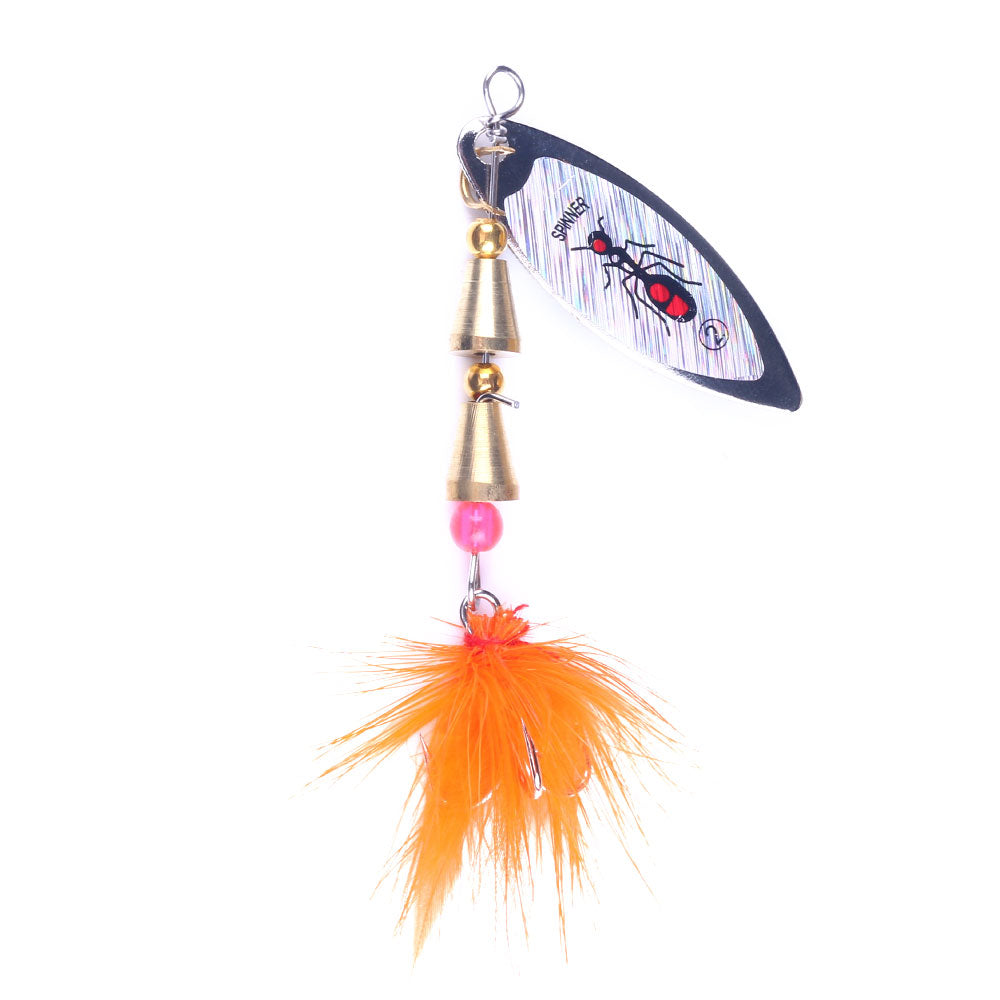 0.21oz Spinner Lure with Feather Hook