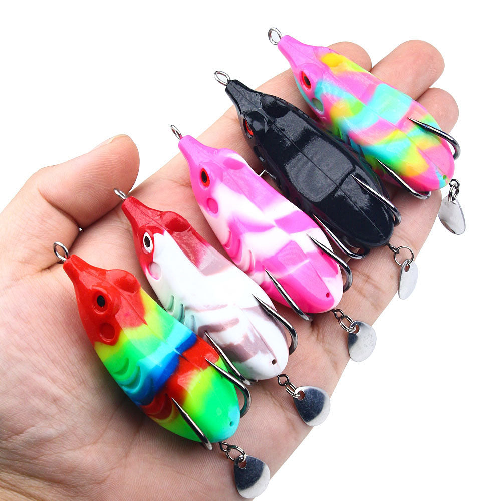 Frog Lure with Spinner Tail