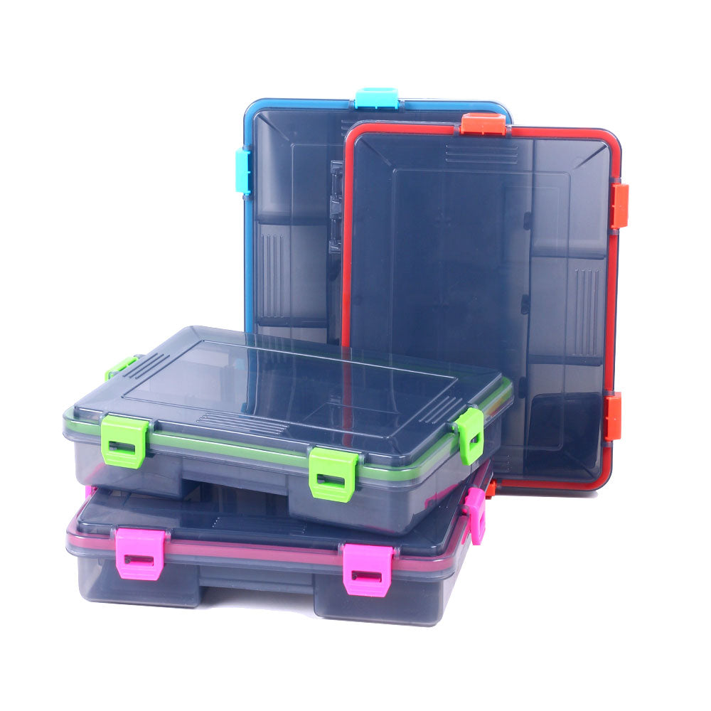 Fishing Tackle Box 11/13 Compartments Fishing Accessories Baits Lure Hook  Boxes Plastic Storage Case High Strength Huge Capacity