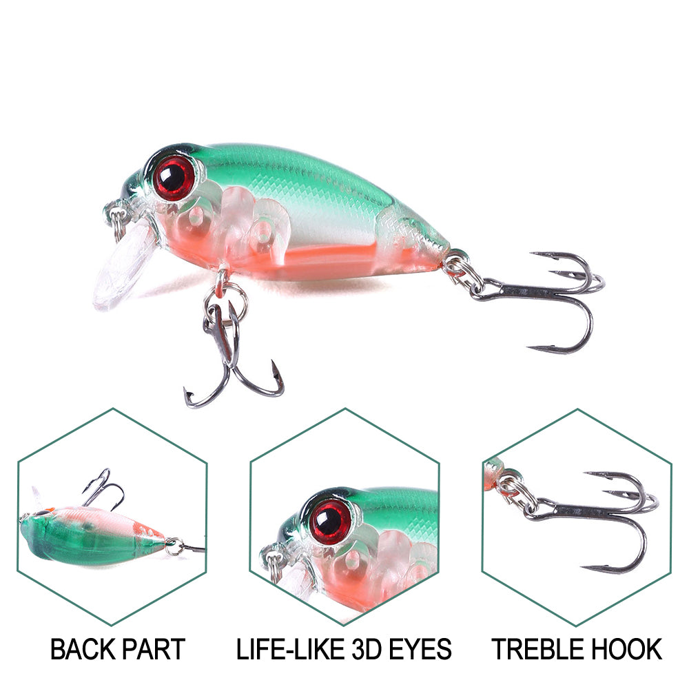 1 4/7in 1/8oz Mini Crankbait Lure