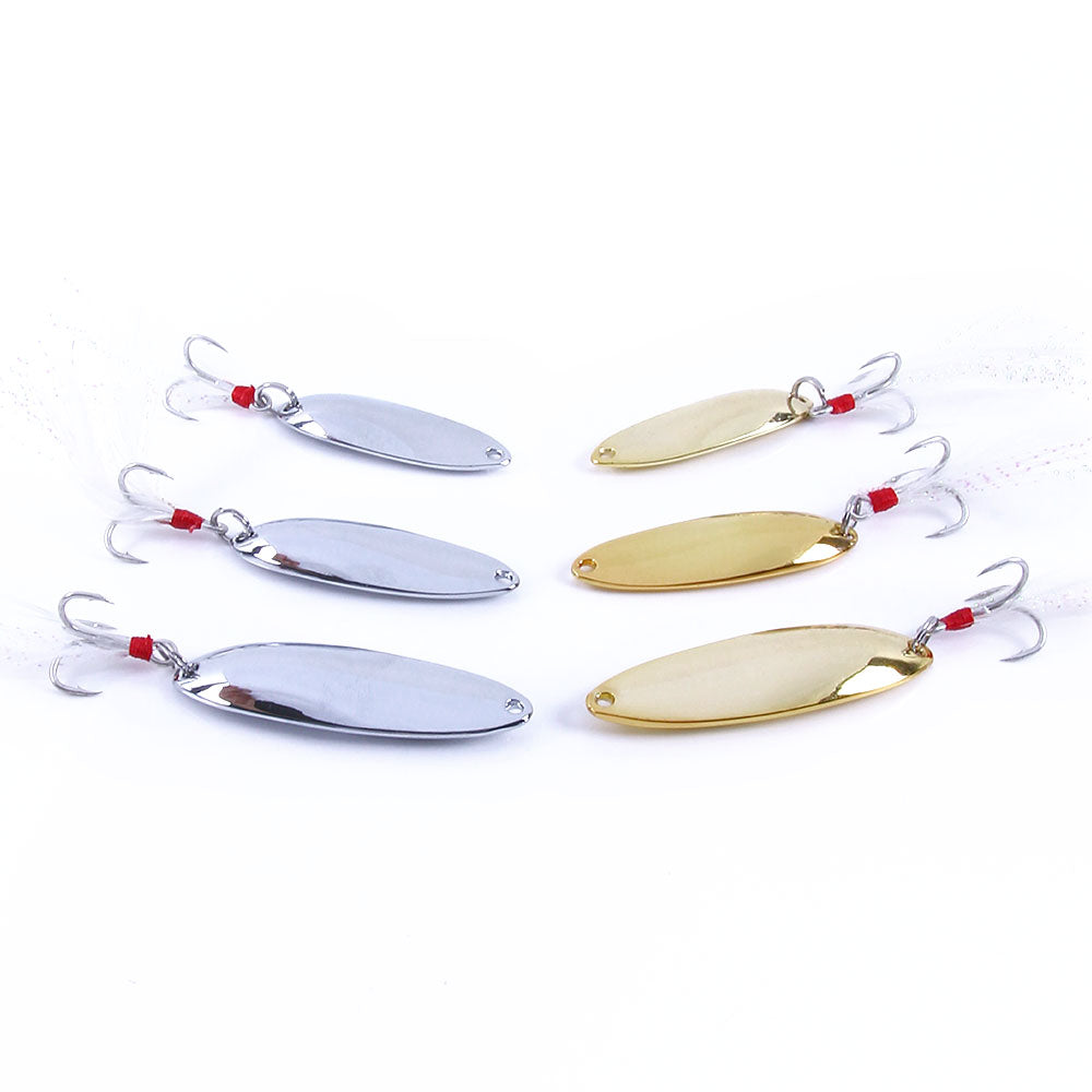 Leech Metal Spinnerbaits Spoon Lure