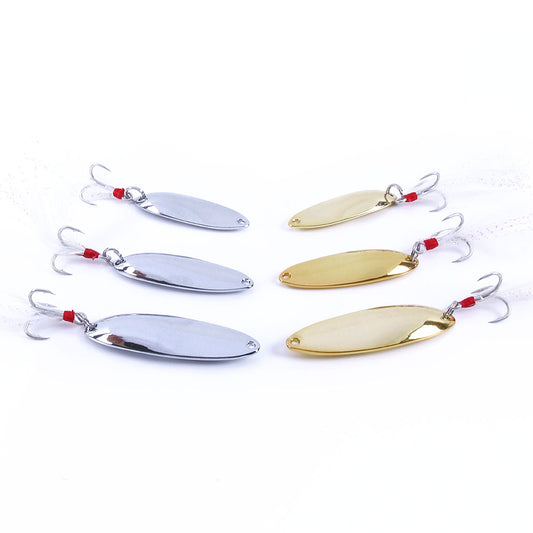 Leech Metal Spinnerbaits Spoon Lure
