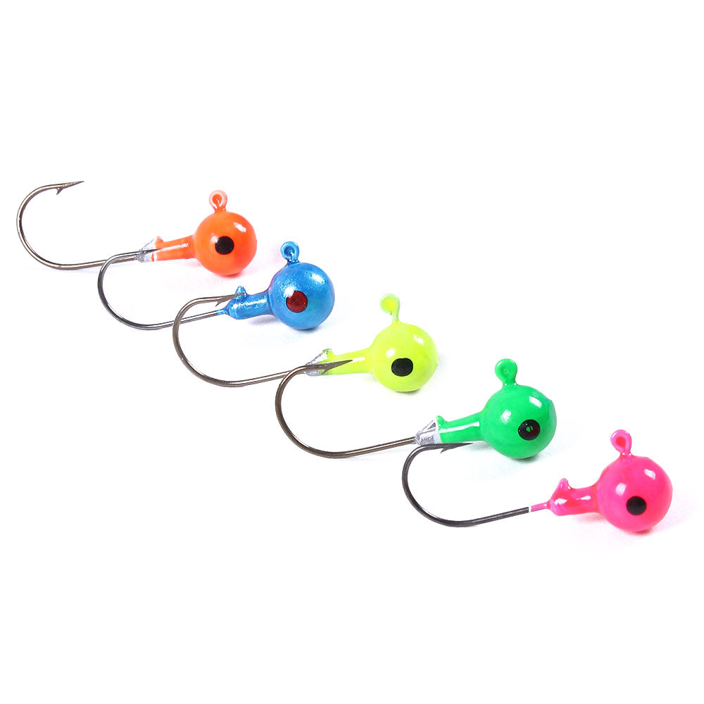 mix color jig head hooks