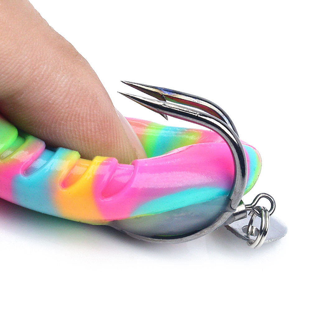 Frog Lure with Spinner Tail