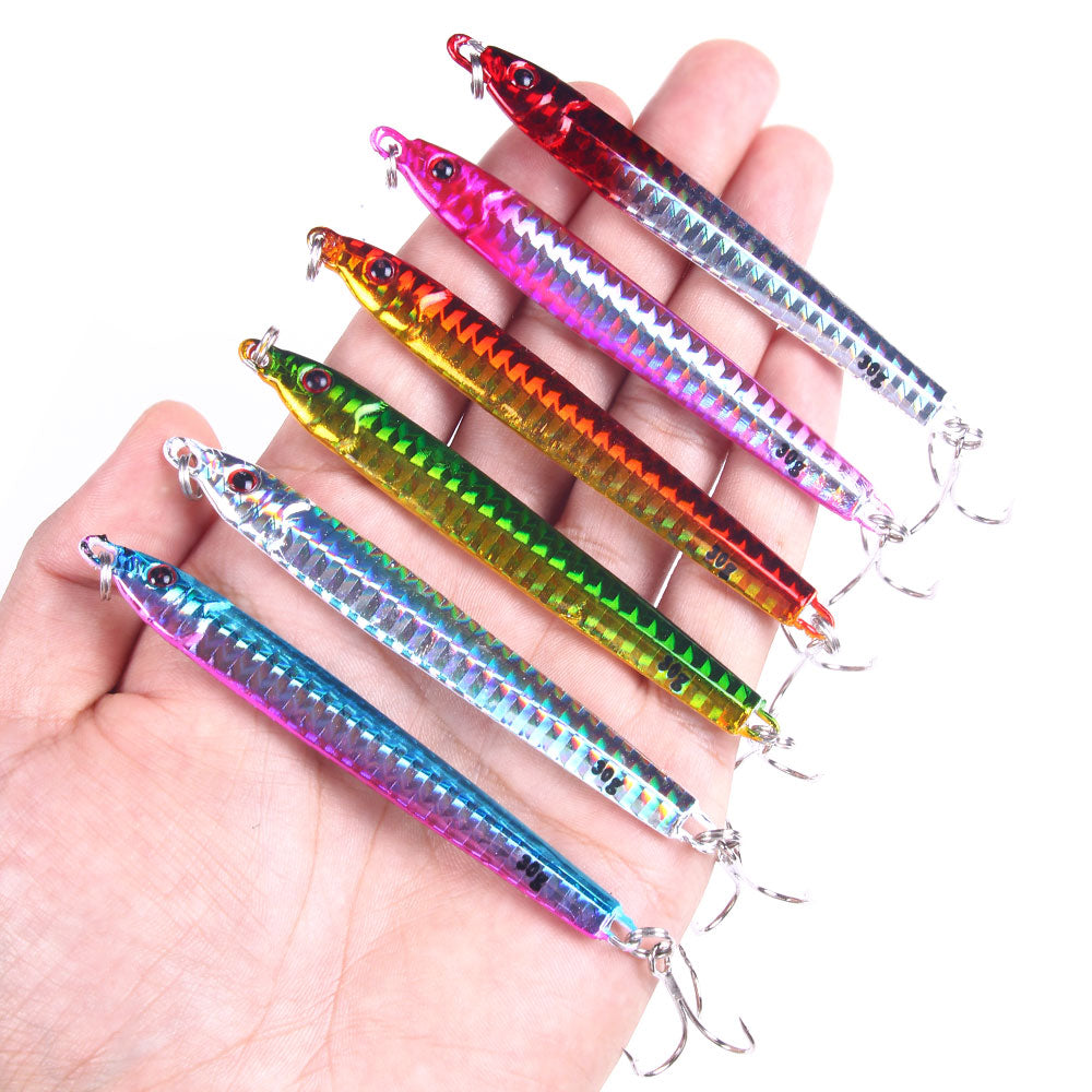 4 5/7in 1.05oz Lead Bait 6pcs/set