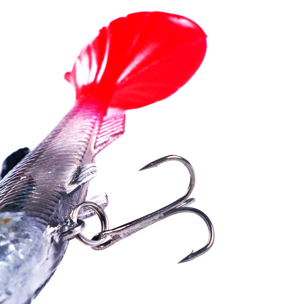 8CM 14G Pre-Rigged Jig Head Soft Swimbait