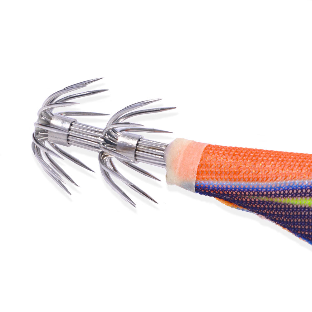 3.5# UV Squid Jig Lures Kit 10pcs/set