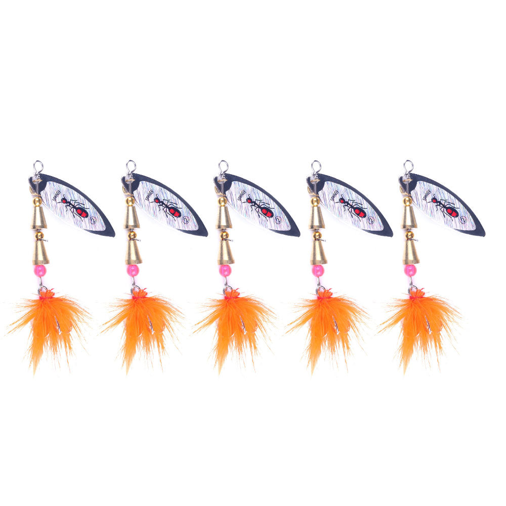0.21oz Spinner Lure with Feather Hook