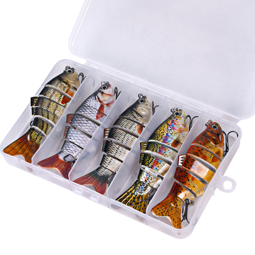 5 Compartments Lure Box