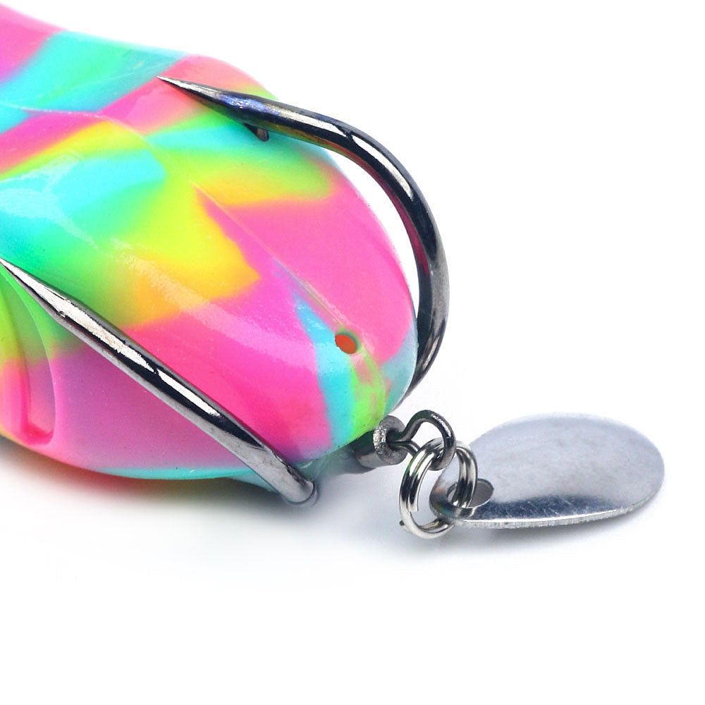 Frog Lure with Spinner Tail