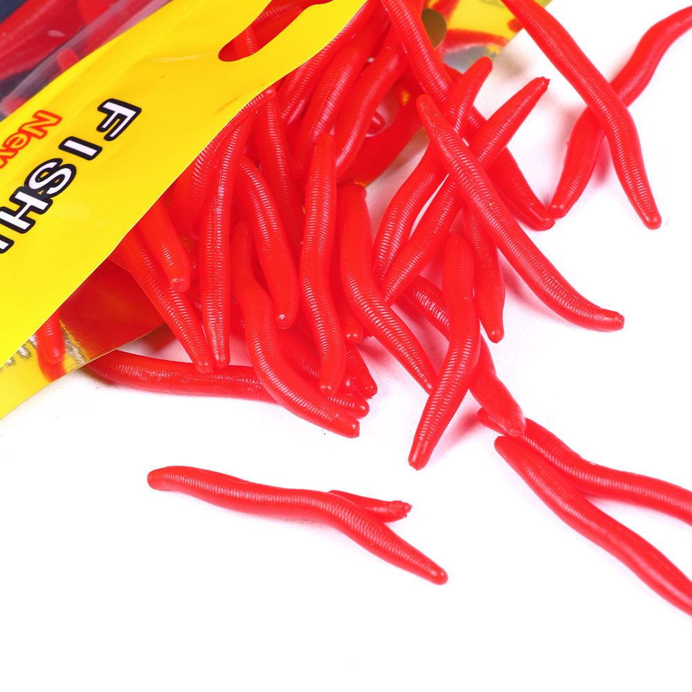 Soft Lure Worm Bait 50pcs/lot