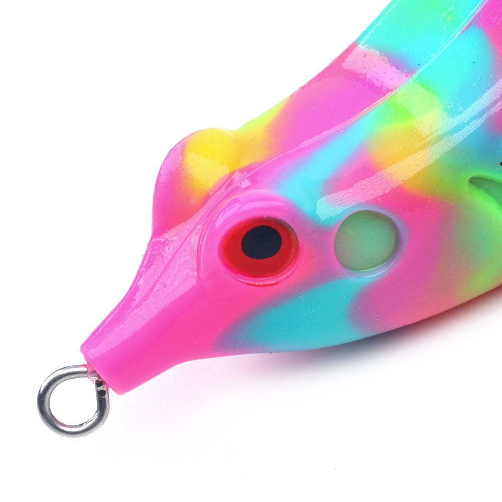 Frog Lure with Spinner Tail