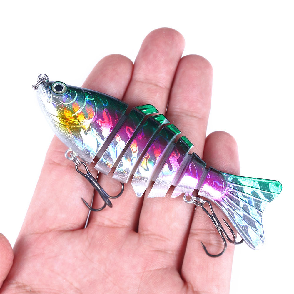 10cm 15.6g 6pcs/set Swimbait 7 Segments Jointed Fishing Lure