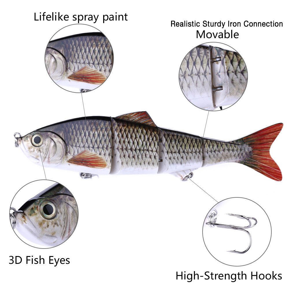 Multi Jointed Swimbaits Slow Sinking Bionic Fishing Lures