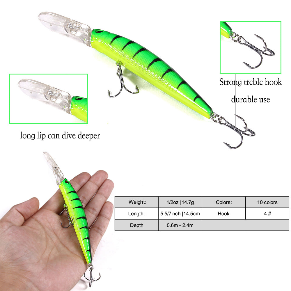 5 5/7in 1/2oz Minnow Lure