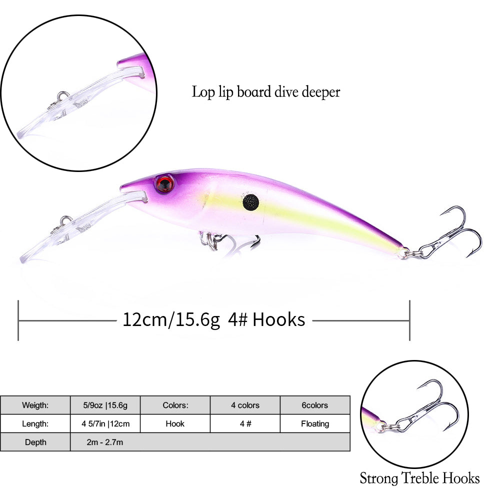 3 1/3in 3/14oz Minnow Fishing Lures