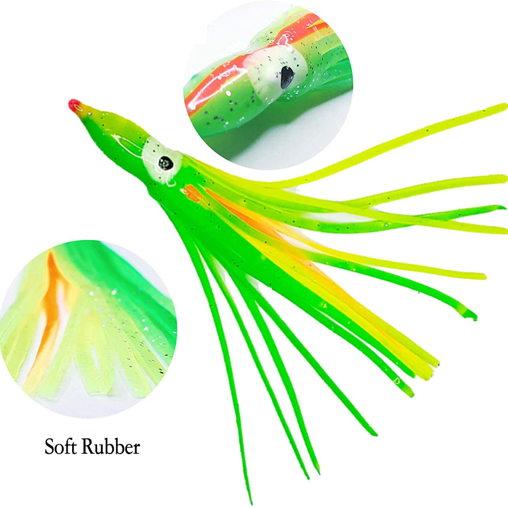 4in 1/8oz Soft octopus Lures