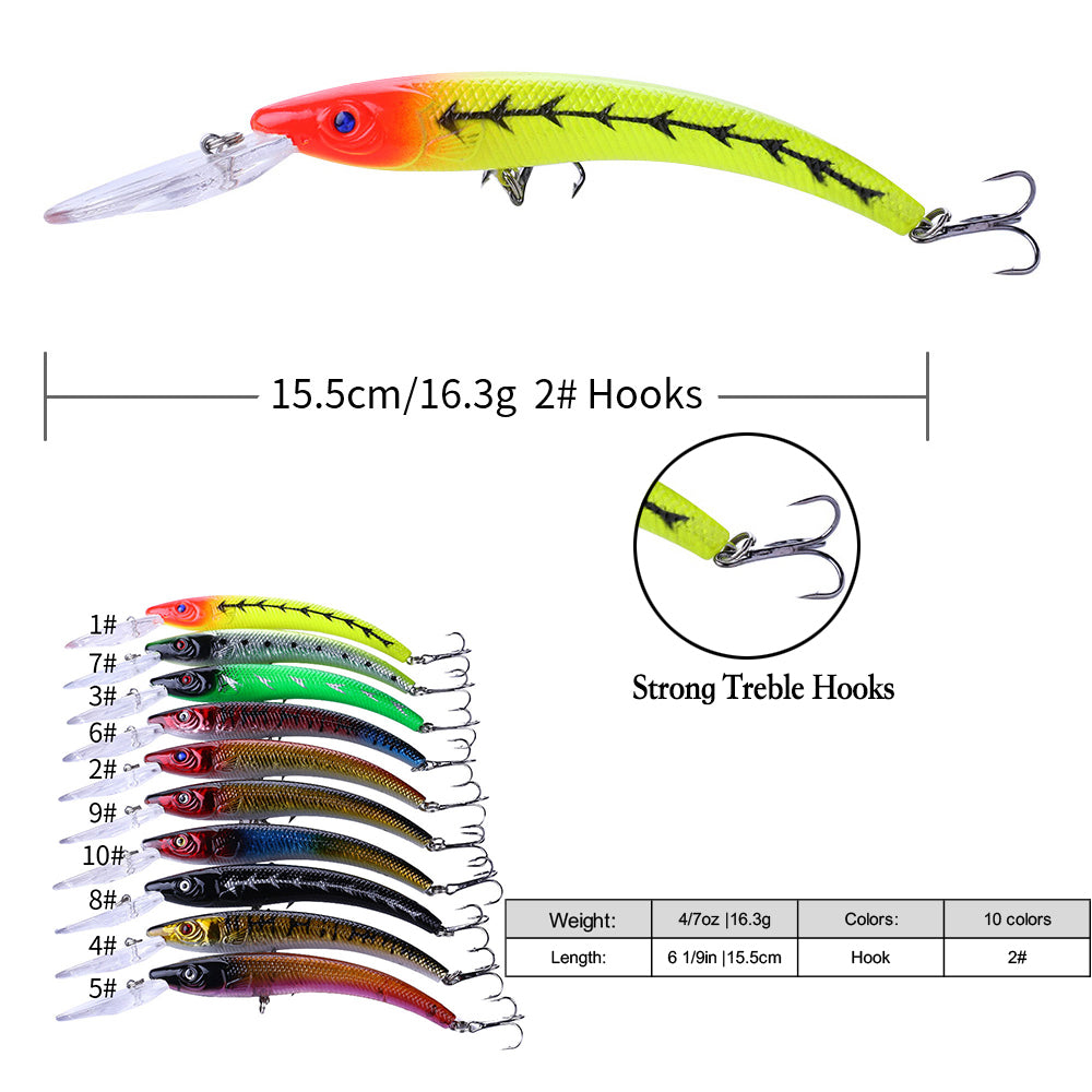 6 1/9in 4/7oz Minnow Lure
