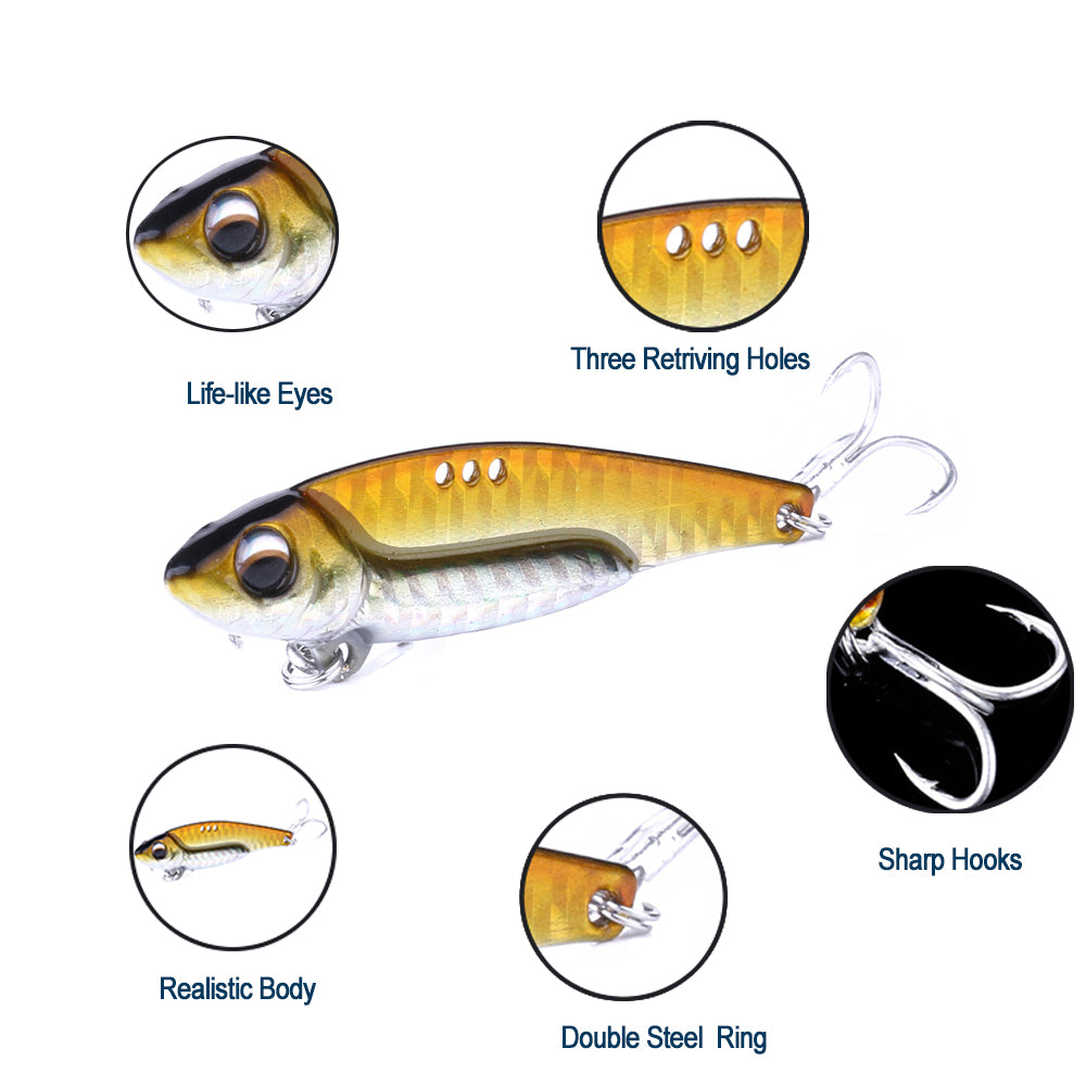 Metal VIB Vibrating Jigging Spoons Lures