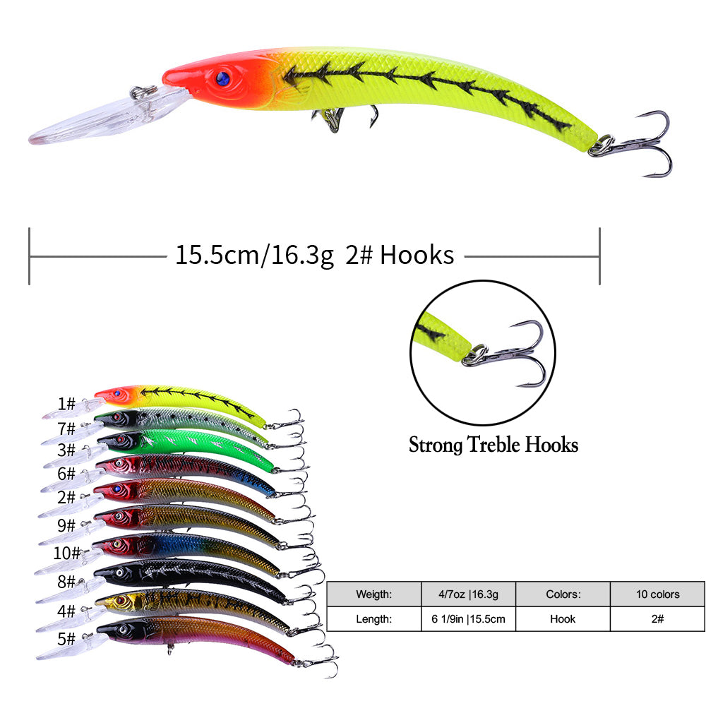 3 1/3in 3/14oz Minnow Fishing Lures