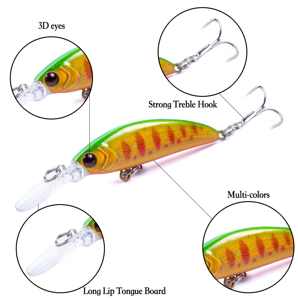 3 1/3in 3/14oz Minnow Fishing Lures