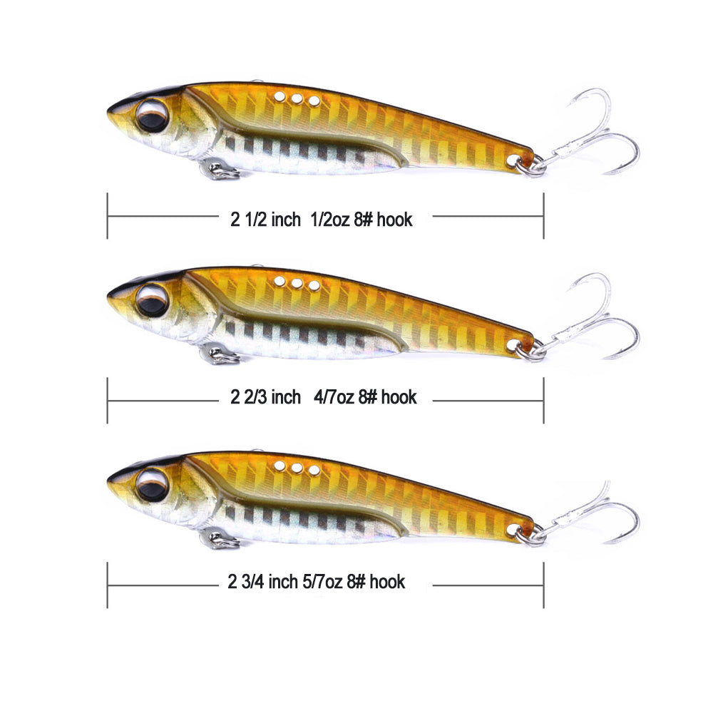 Metal VIB Vibrating Jigging Spoons Lures