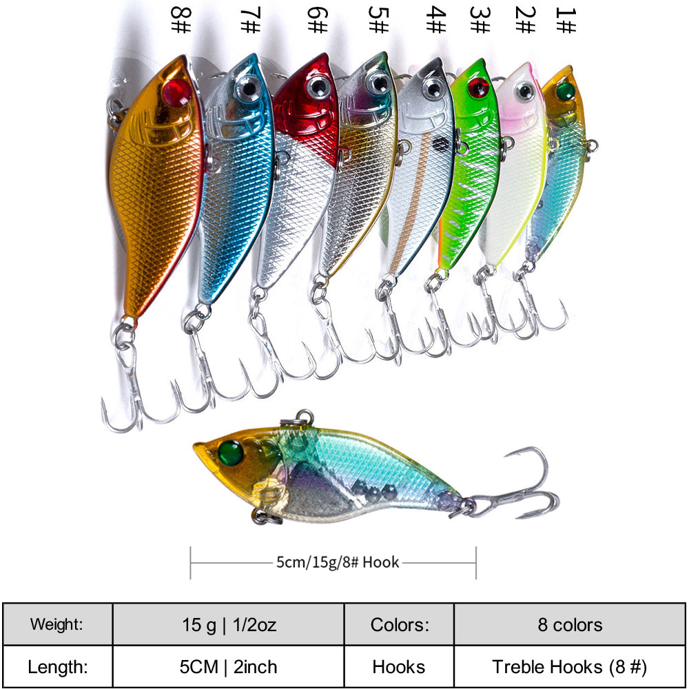 2in 1/2oz VIB Lures