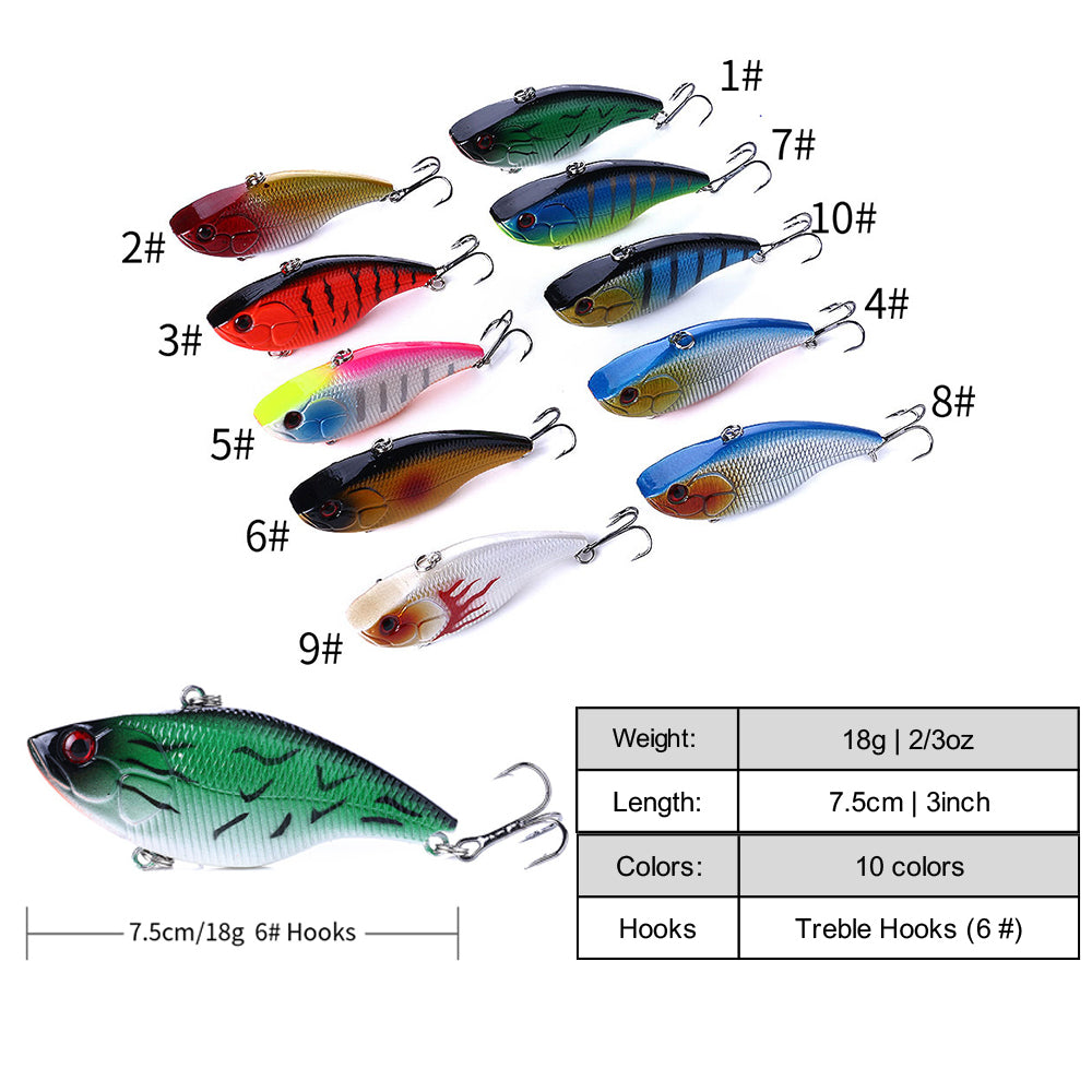 2in 1/2oz VIB Lures